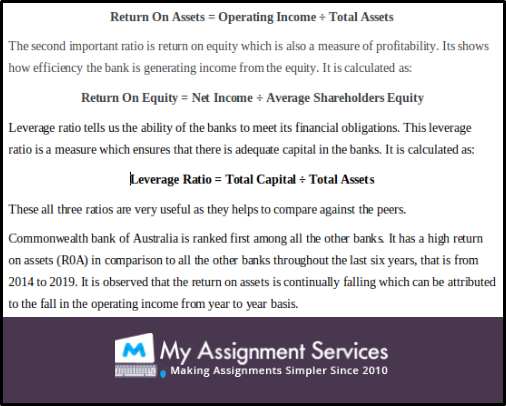BFF2401 return on assests income