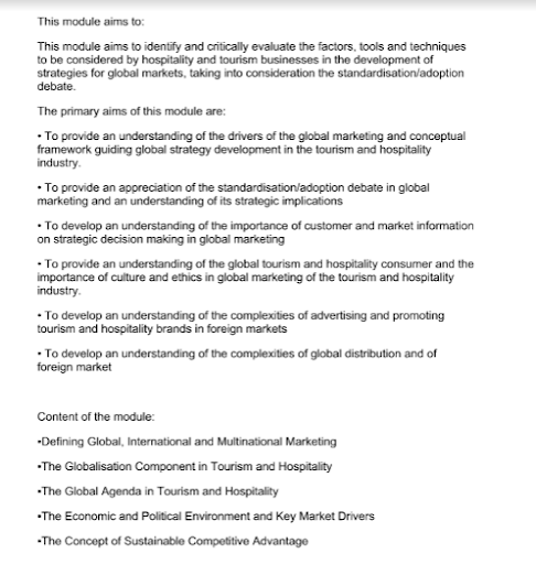 module aims