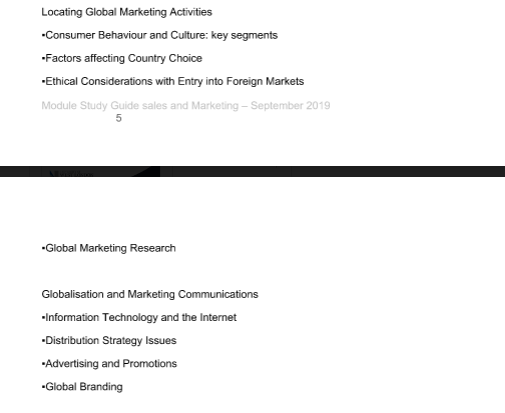 global marketing research