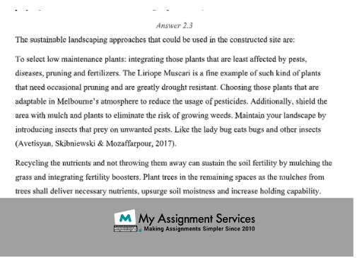 Environmental Sustainability Assignment Writing Help1