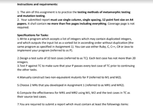 Software Testing Fundamentals