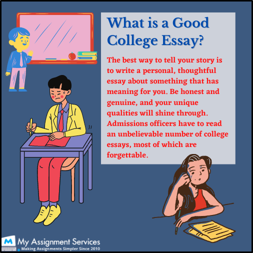 what is good college essay