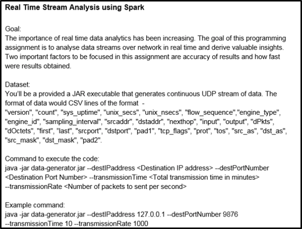 Real Time stream Analysis