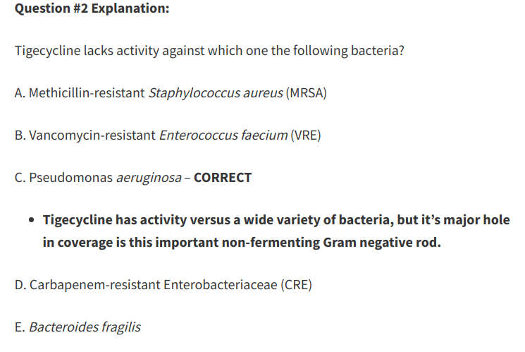 Bugs and drugs 400621 quiz solution