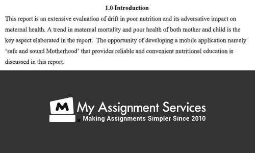 Maternal and Infant Health Care - Introduction
