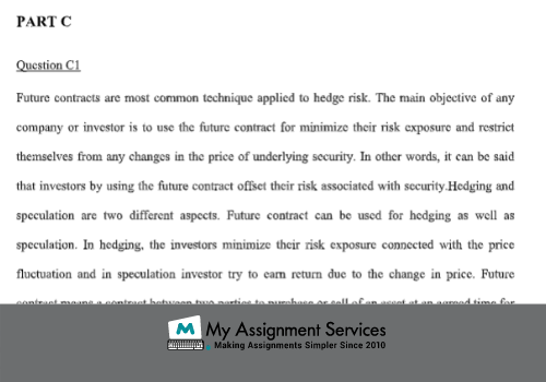 Derivative Marketing Assignment Sample