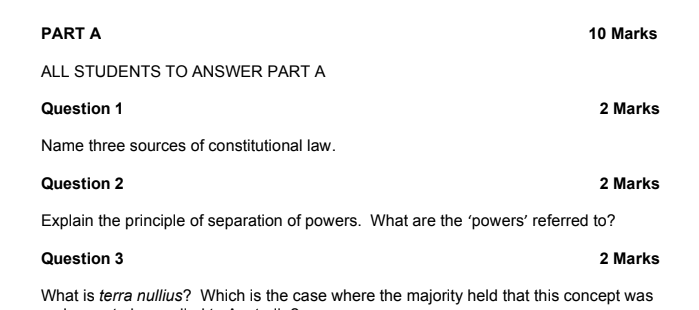 Constitutional Law Assignment Help