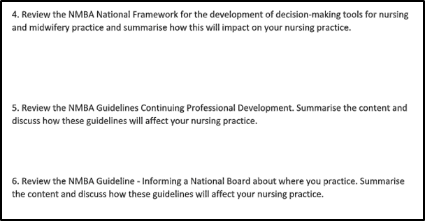 Enrolled nurse standards sample2