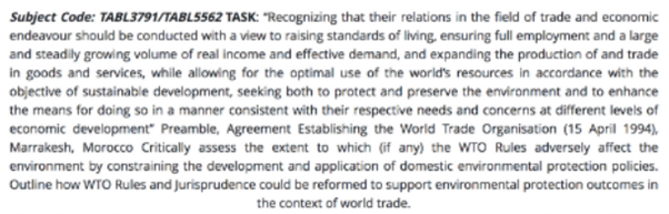 Assignment Sample on WTO 3