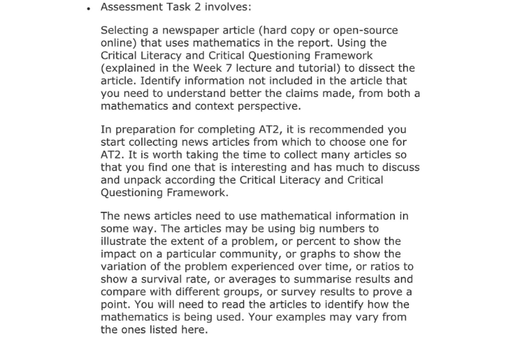 Applied Maths Assignment Sample