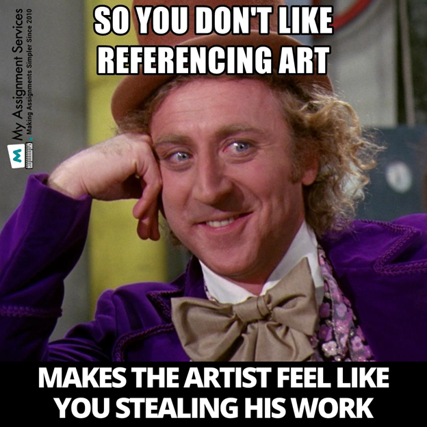 Referencing art