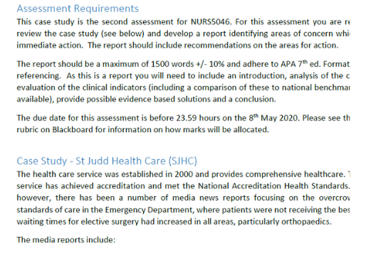 Case Study St Judd Health Care