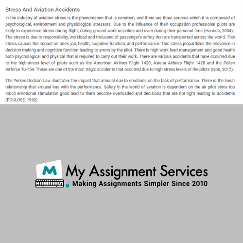 Online Aviation and Hospitality Assignment Help