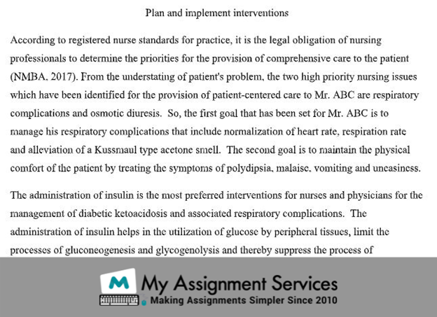 plan and implement interventions