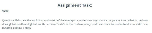 political theory assignment sample