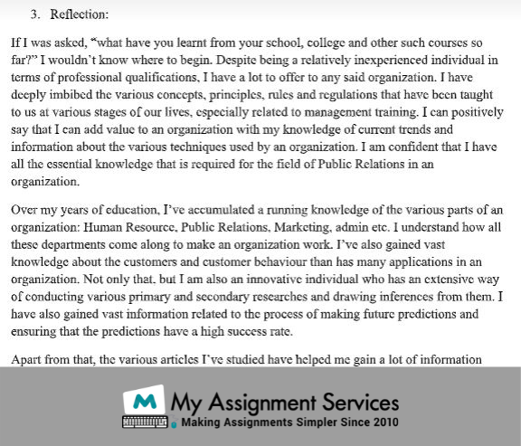 report writing sample