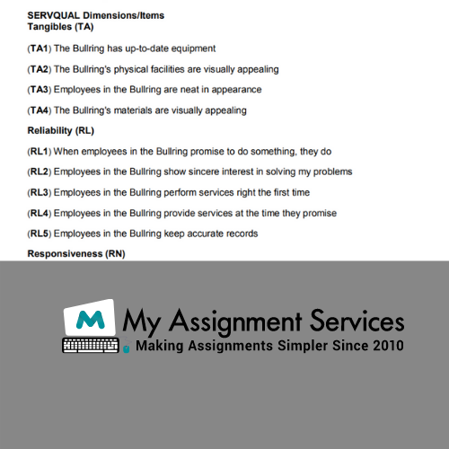 Servqual dimensions