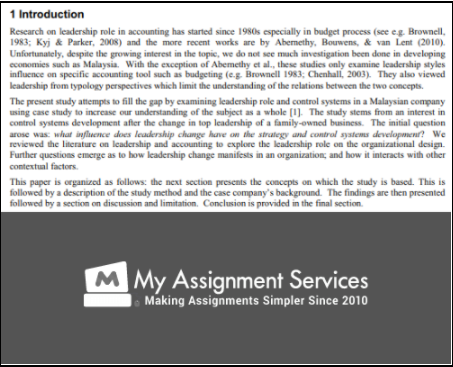 Introduction- Case Study on Leadership with Solutions