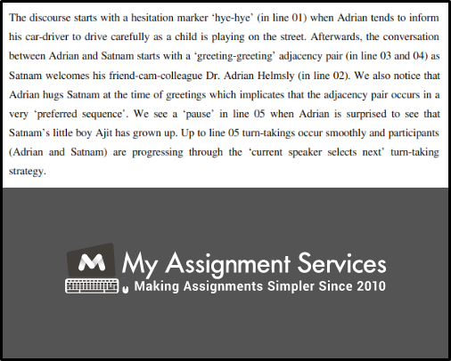 discourse analysis sample