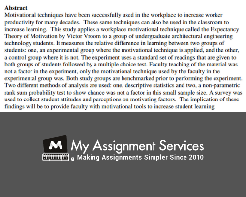 abstract Expectancy Theory