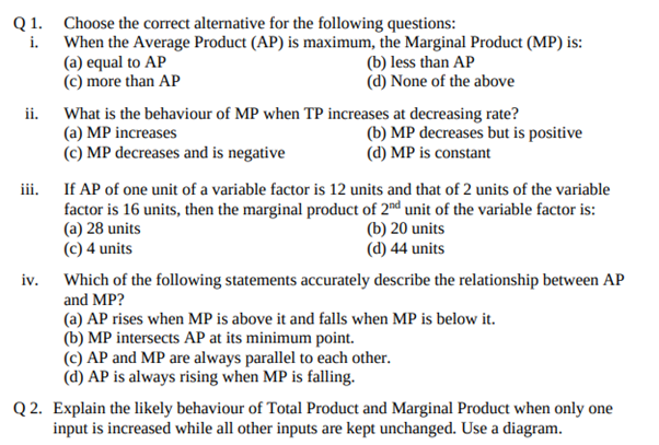 Production Economics sample