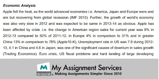 Economic Analysis of Apple