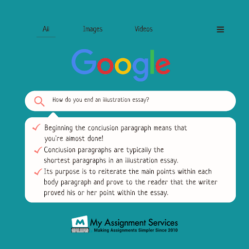 google search query on illustration essay help