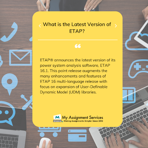 version of etap