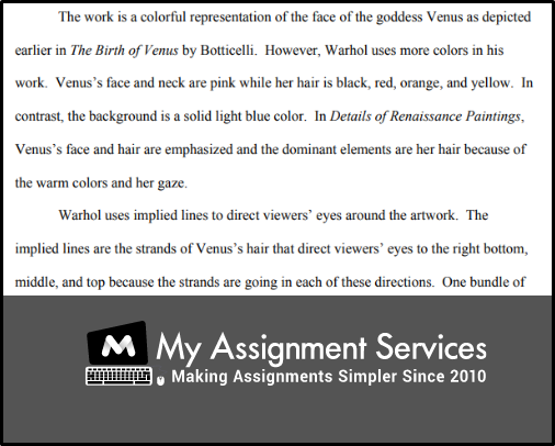 Visual Analysis Essay