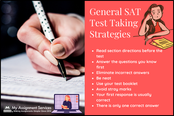 General SAT Test Taliking Strategies
