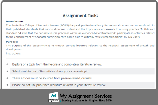 Neonatal Care Assignment Help