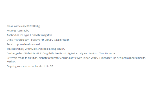 2diabetes management case study assignment