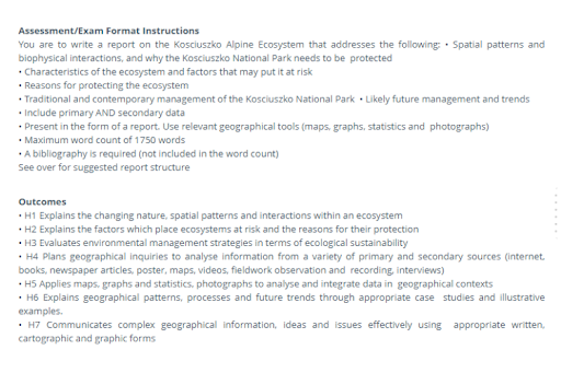 Geostatistical assignment instructions