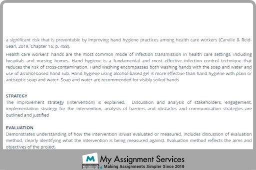 strategy of hand hygiene