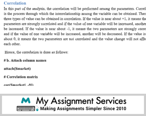 Assignment Sample