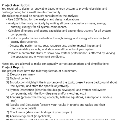 energy change project sample