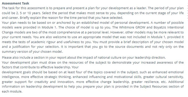 Defense Industry Leadership Assignment Task
