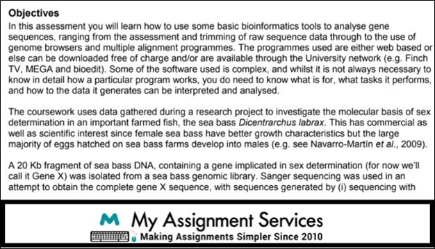 Quantitative Biology Objectives