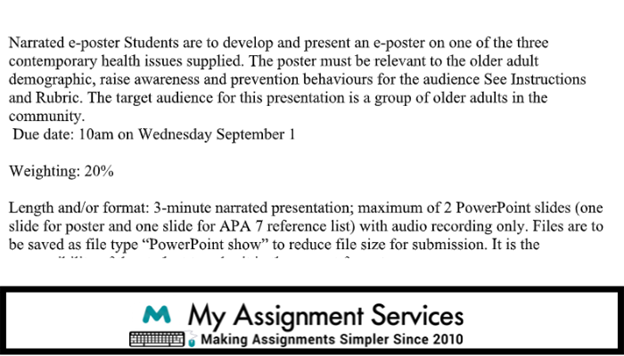 Myopia Management Assignment Sample