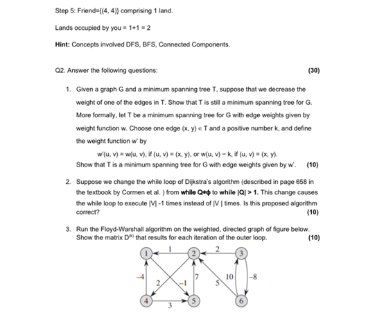 graph algorithm sample
