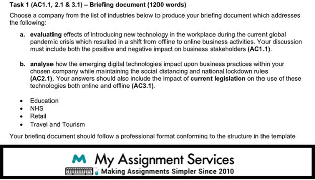 Pre Doctoral Business Studies Sample