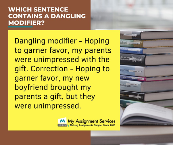 Dangling modifiers