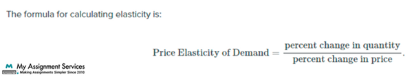 Formula for Calculating elasticity