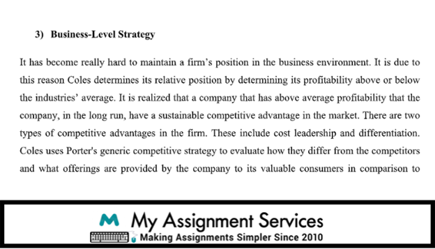 Business Level Strategy