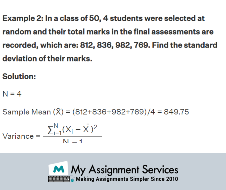 examples of standard deviation at my assignment services