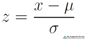 what is the z score formula