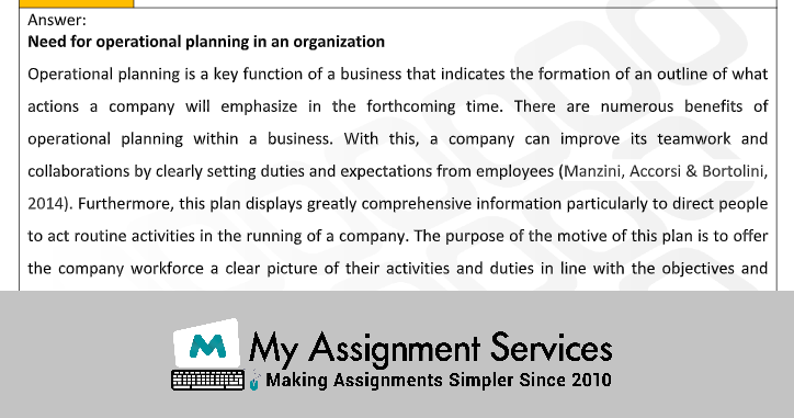 Sample of BSBLDR502 Assessment Answers at My Assignment Services in Australia