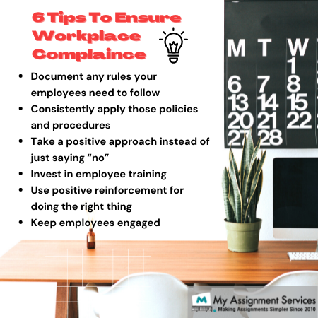 6 tips to ensure workplace compliance