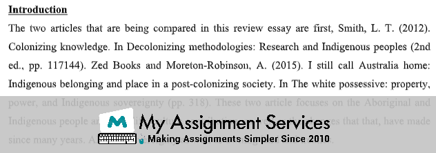 university essay example