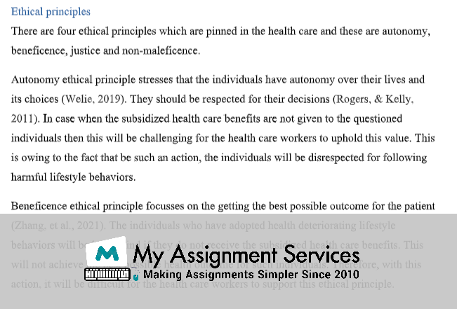 Example of Argumentative Essay